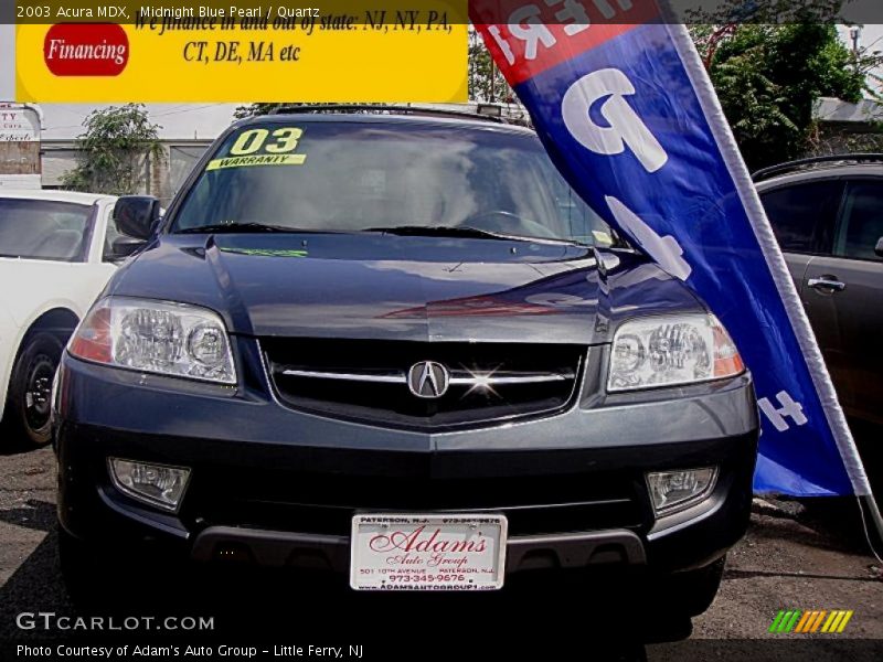Midnight Blue Pearl / Quartz 2003 Acura MDX