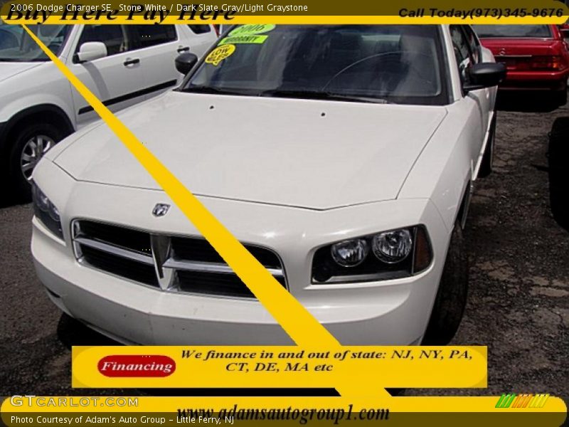 Stone White / Dark Slate Gray/Light Graystone 2006 Dodge Charger SE