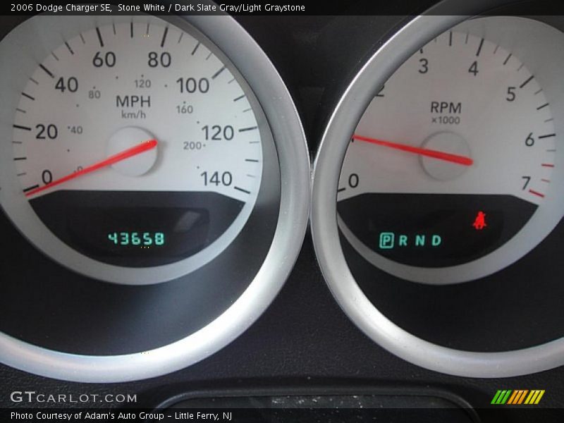 Stone White / Dark Slate Gray/Light Graystone 2006 Dodge Charger SE
