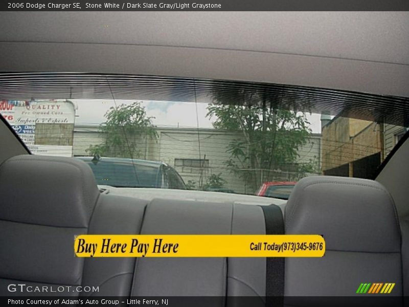 Stone White / Dark Slate Gray/Light Graystone 2006 Dodge Charger SE