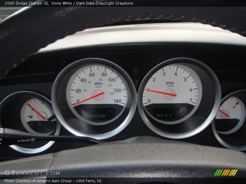 Stone White / Dark Slate Gray/Light Graystone 2006 Dodge Charger SE