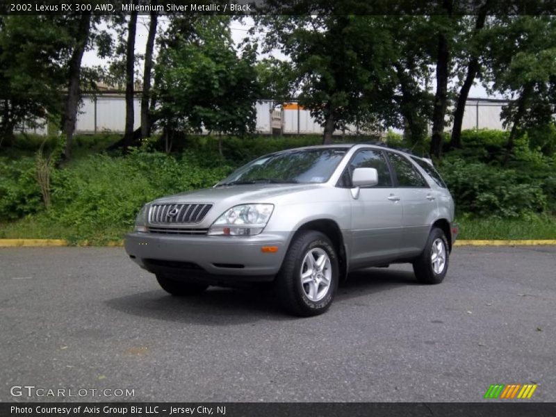 Millennium Silver Metallic / Black 2002 Lexus RX 300 AWD
