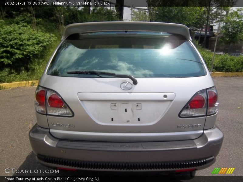 Millennium Silver Metallic / Black 2002 Lexus RX 300 AWD