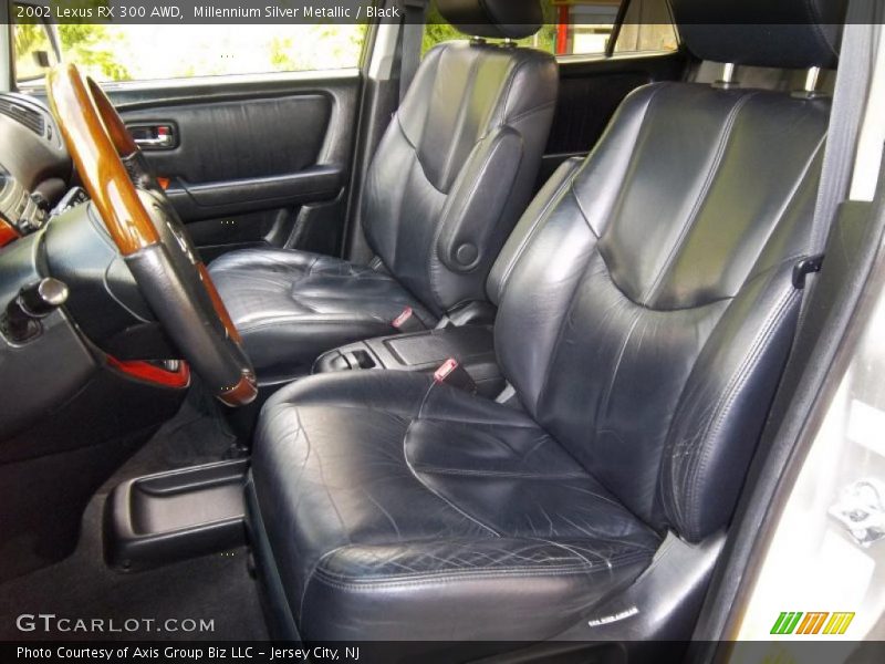 Millennium Silver Metallic / Black 2002 Lexus RX 300 AWD