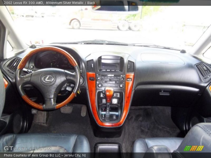 Millennium Silver Metallic / Black 2002 Lexus RX 300 AWD