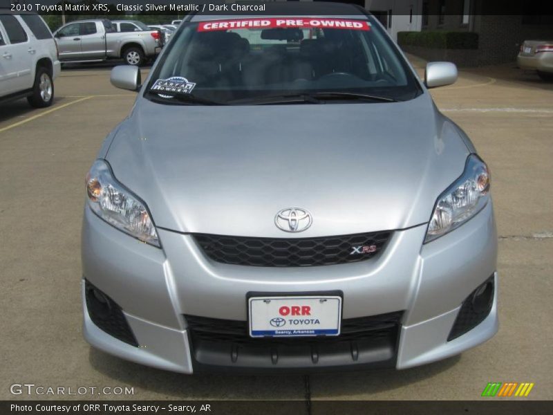 Classic Silver Metallic / Dark Charcoal 2010 Toyota Matrix XRS