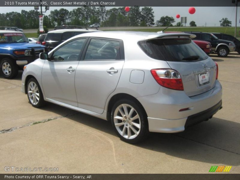 Classic Silver Metallic / Dark Charcoal 2010 Toyota Matrix XRS