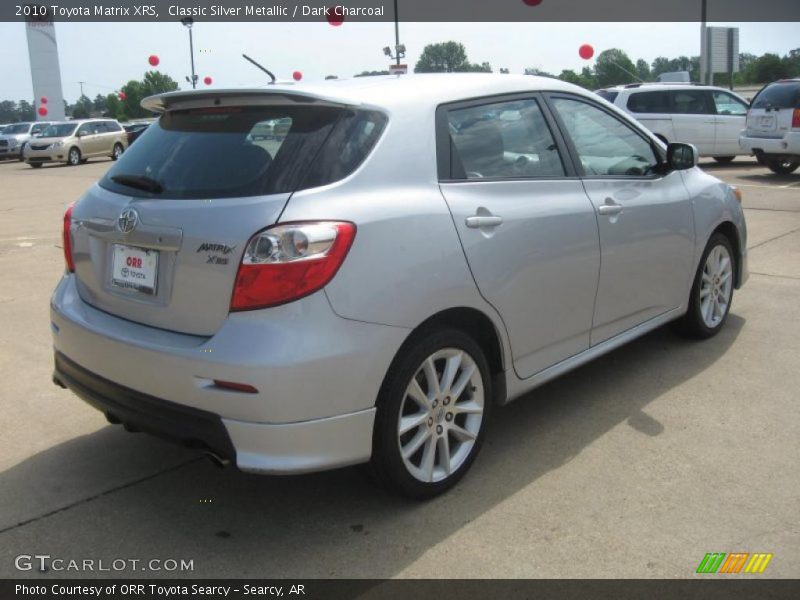 Classic Silver Metallic / Dark Charcoal 2010 Toyota Matrix XRS
