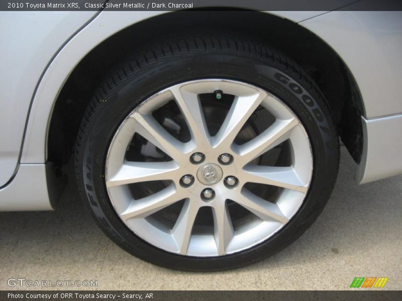 Classic Silver Metallic / Dark Charcoal 2010 Toyota Matrix XRS