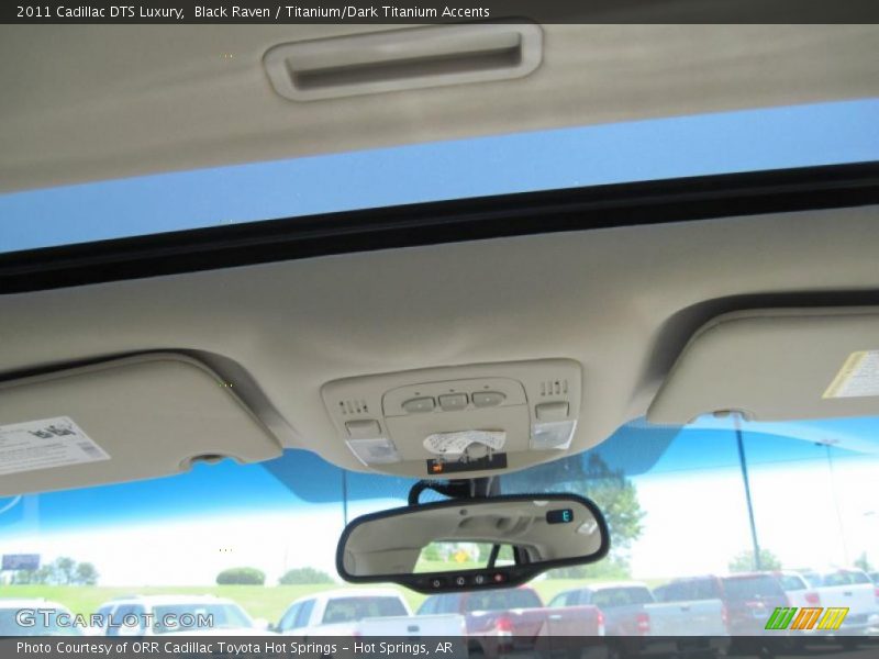 Black Raven / Titanium/Dark Titanium Accents 2011 Cadillac DTS Luxury