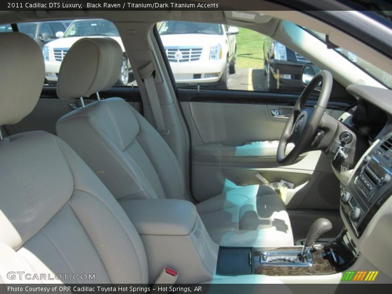 Black Raven / Titanium/Dark Titanium Accents 2011 Cadillac DTS Luxury