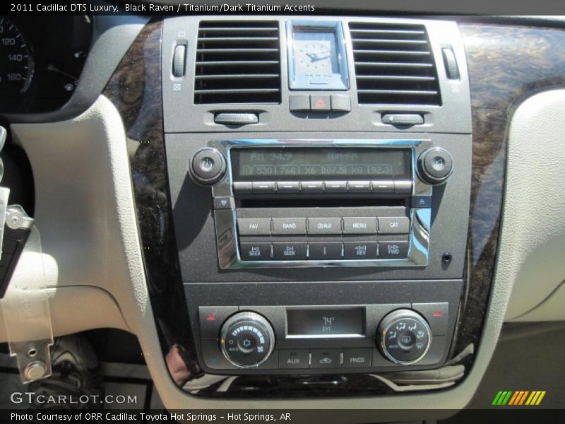 Black Raven / Titanium/Dark Titanium Accents 2011 Cadillac DTS Luxury