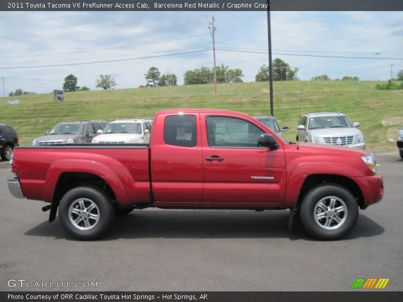  2011 Tacoma V6 PreRunner Access Cab Barcelona Red Metallic