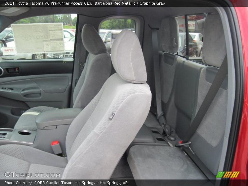 Barcelona Red Metallic / Graphite Gray 2011 Toyota Tacoma V6 PreRunner Access Cab