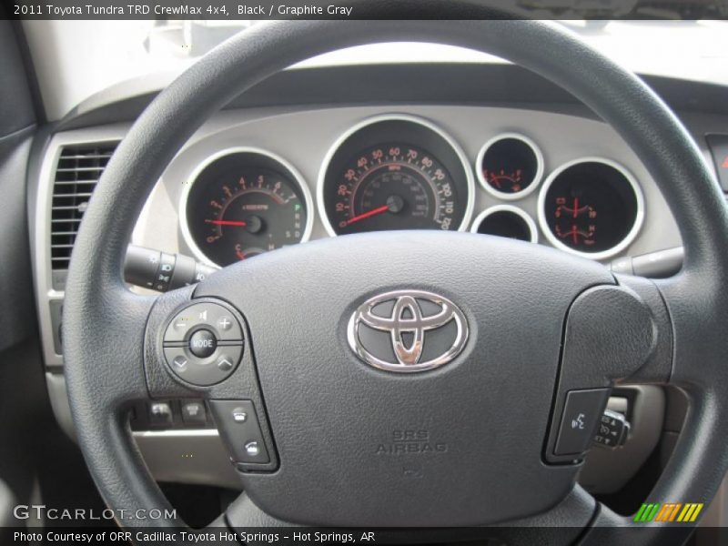 Black / Graphite Gray 2011 Toyota Tundra TRD CrewMax 4x4