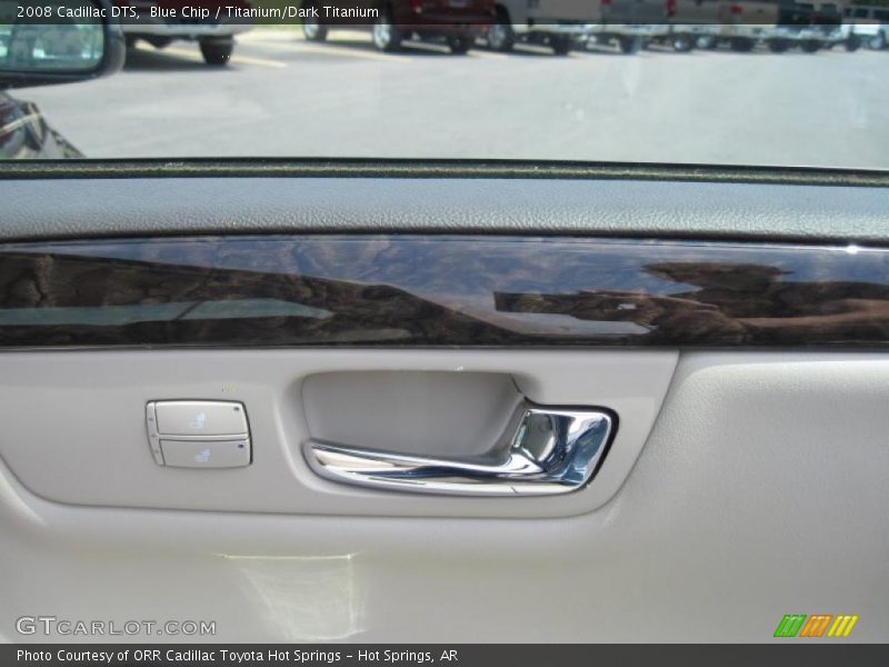 Blue Chip / Titanium/Dark Titanium 2008 Cadillac DTS