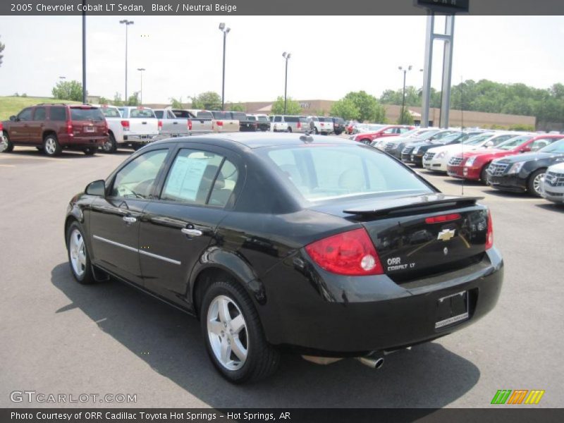 Black / Neutral Beige 2005 Chevrolet Cobalt LT Sedan