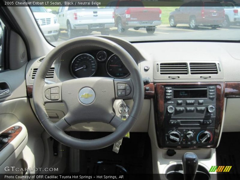 Black / Neutral Beige 2005 Chevrolet Cobalt LT Sedan