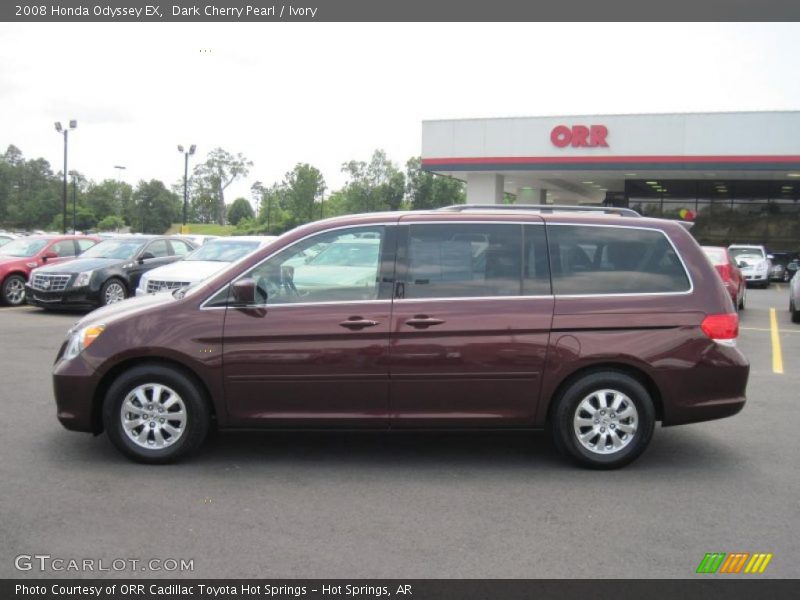 Dark Cherry Pearl / Ivory 2008 Honda Odyssey EX