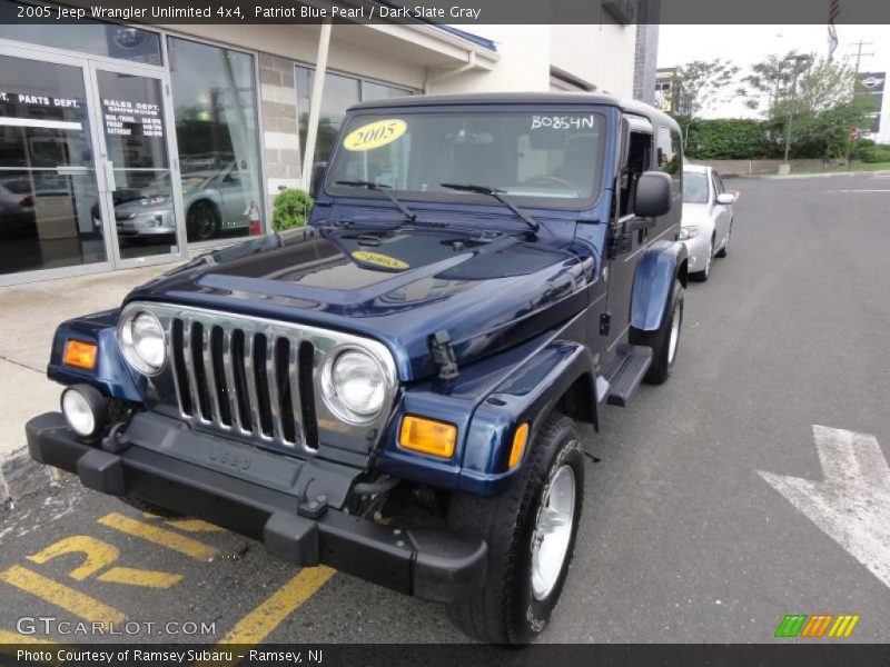 Patriot Blue Pearl / Dark Slate Gray 2005 Jeep Wrangler Unlimited 4x4