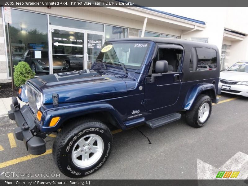 Patriot Blue Pearl / Dark Slate Gray 2005 Jeep Wrangler Unlimited 4x4