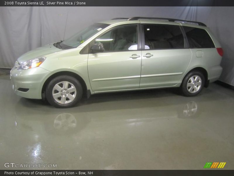 Silver Pine Mica / Stone 2008 Toyota Sienna LE