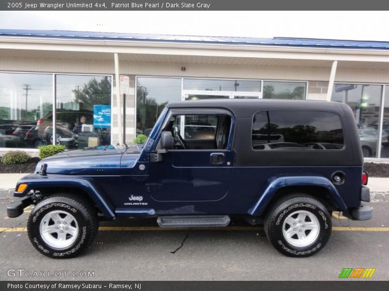 Patriot Blue Pearl / Dark Slate Gray 2005 Jeep Wrangler Unlimited 4x4