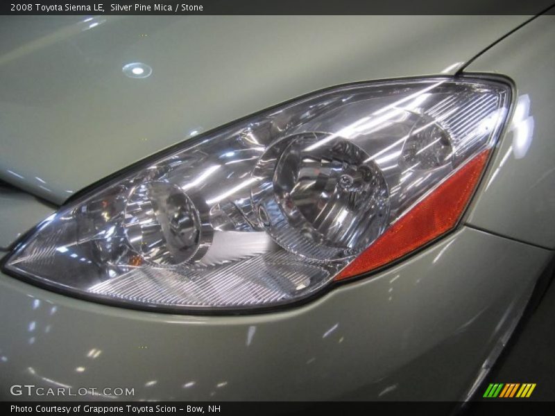 Silver Pine Mica / Stone 2008 Toyota Sienna LE