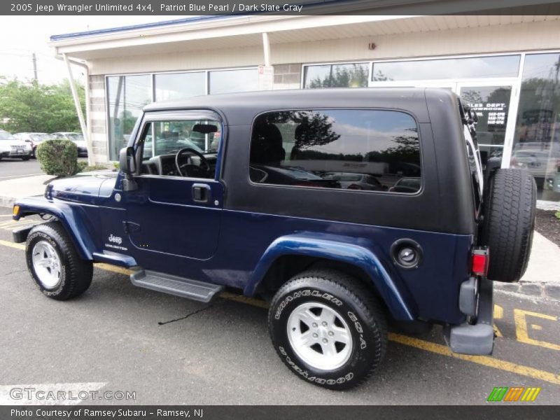 Patriot Blue Pearl / Dark Slate Gray 2005 Jeep Wrangler Unlimited 4x4