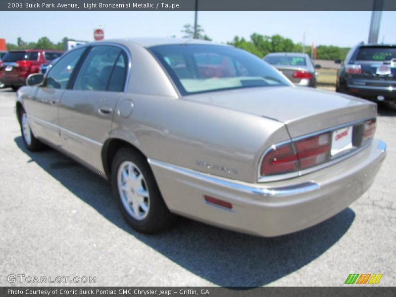 Light Bronzemist Metallic / Taupe 2003 Buick Park Avenue