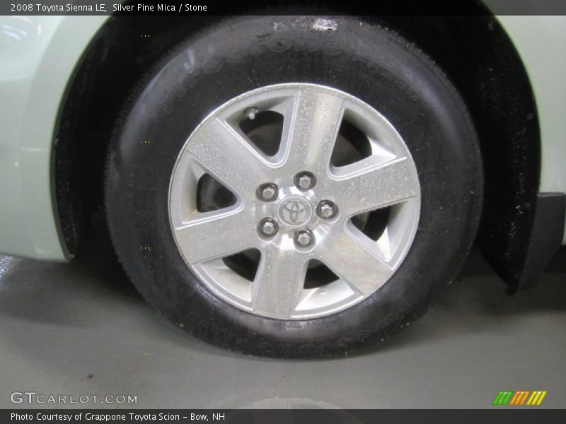Silver Pine Mica / Stone 2008 Toyota Sienna LE
