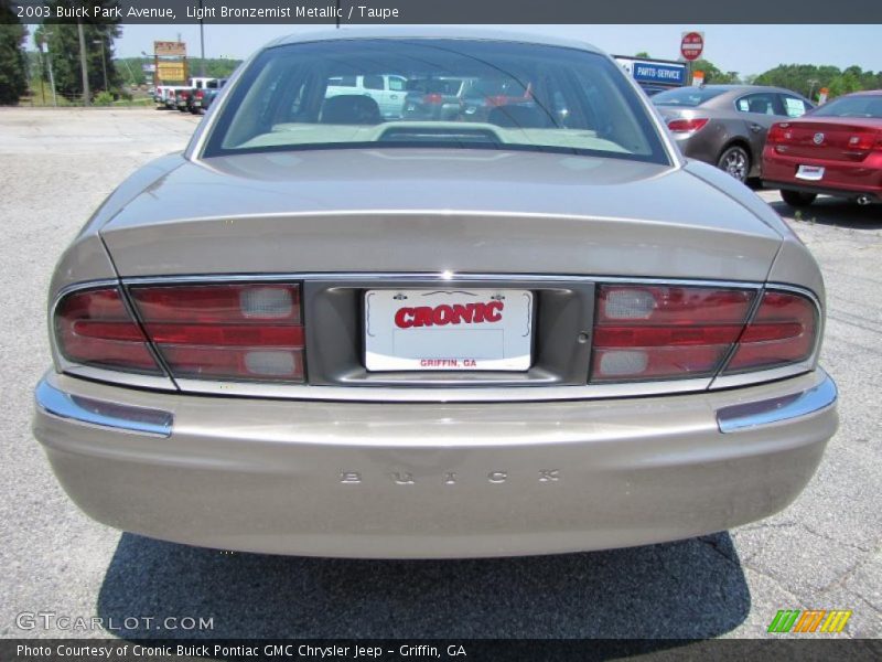 Light Bronzemist Metallic / Taupe 2003 Buick Park Avenue