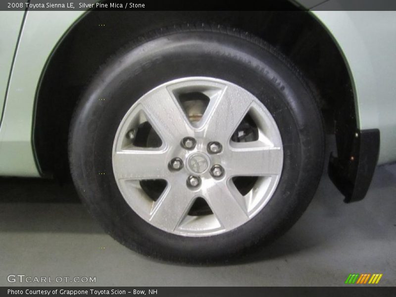 Silver Pine Mica / Stone 2008 Toyota Sienna LE