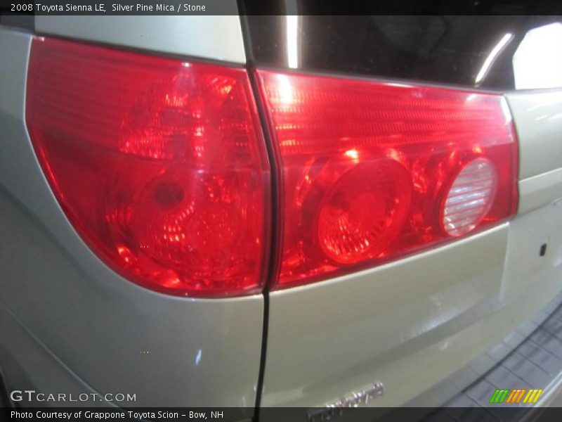 Silver Pine Mica / Stone 2008 Toyota Sienna LE