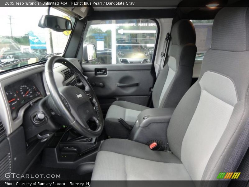Patriot Blue Pearl / Dark Slate Gray 2005 Jeep Wrangler Unlimited 4x4