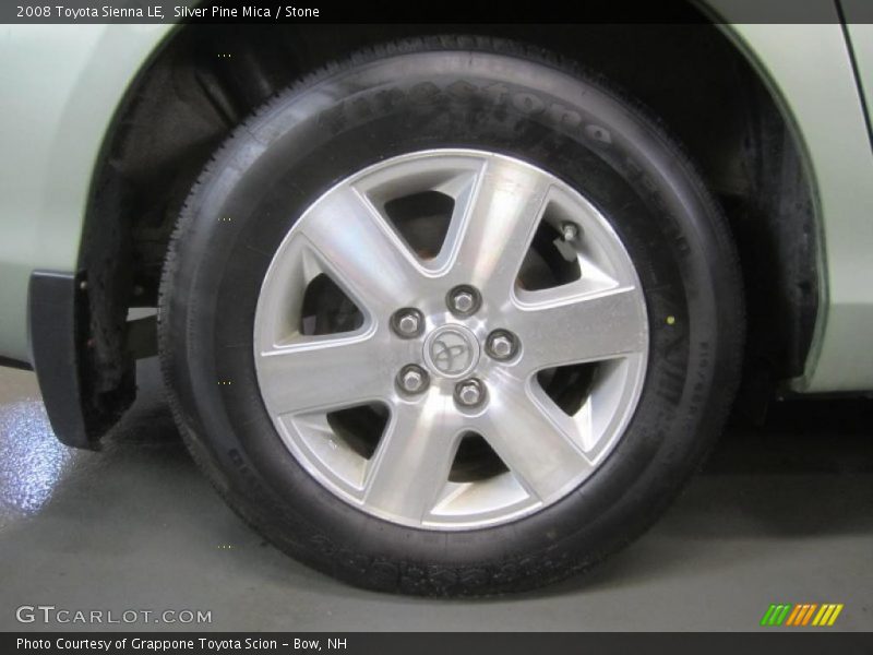 Silver Pine Mica / Stone 2008 Toyota Sienna LE