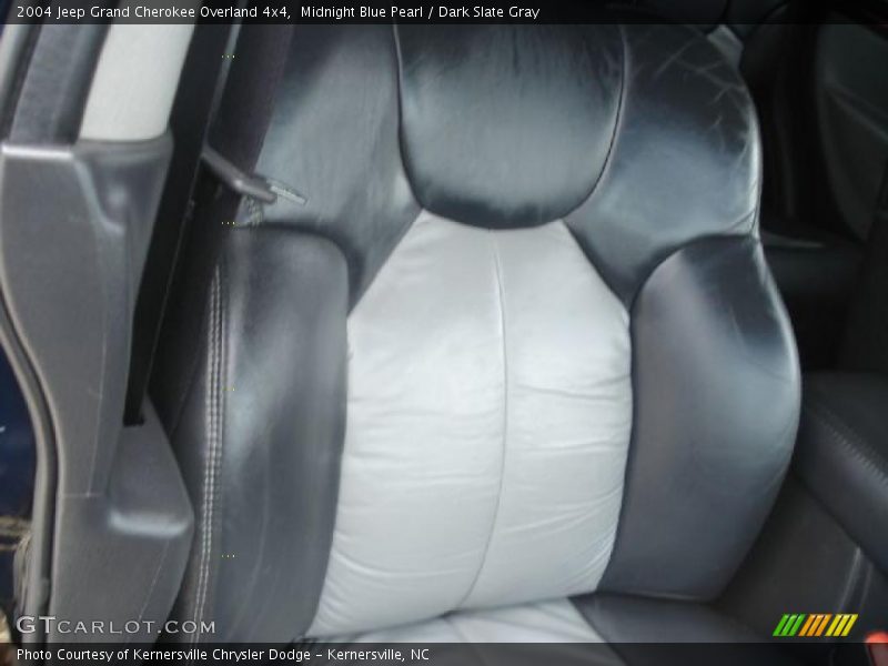 Midnight Blue Pearl / Dark Slate Gray 2004 Jeep Grand Cherokee Overland 4x4
