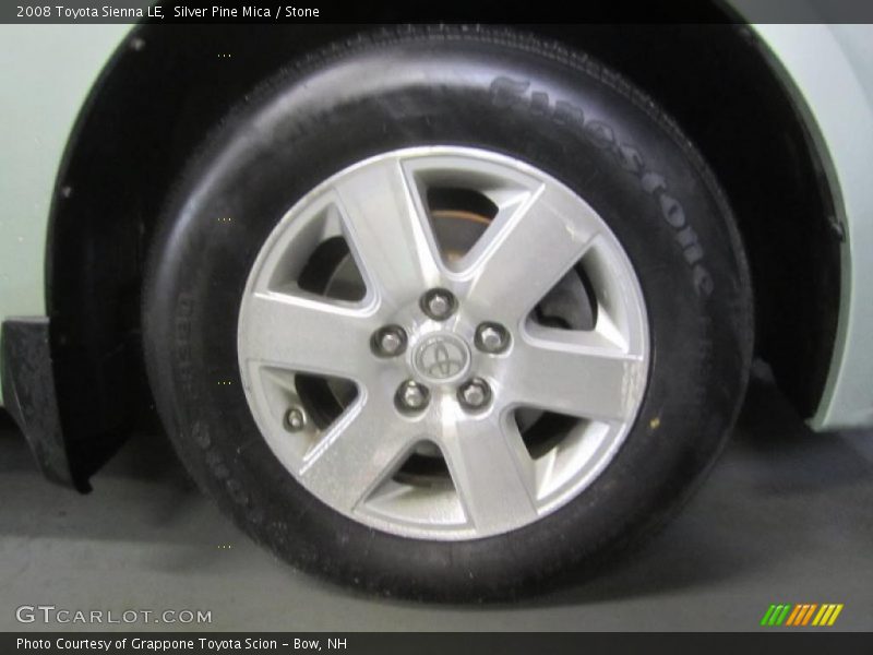 Silver Pine Mica / Stone 2008 Toyota Sienna LE