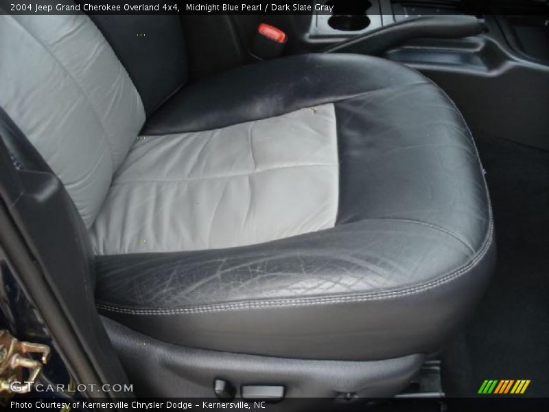 Midnight Blue Pearl / Dark Slate Gray 2004 Jeep Grand Cherokee Overland 4x4