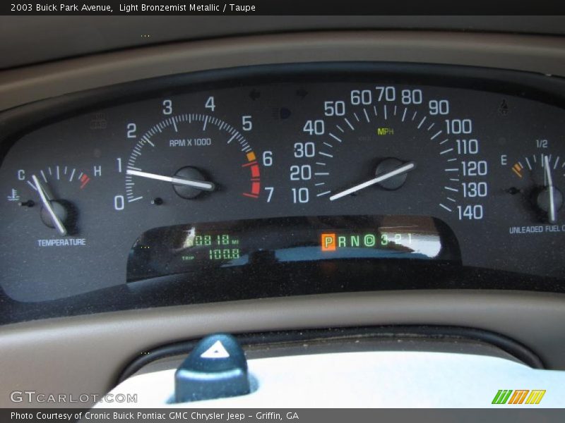 Light Bronzemist Metallic / Taupe 2003 Buick Park Avenue