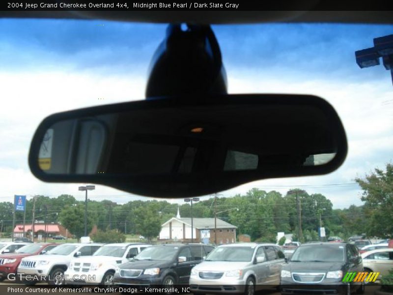 Midnight Blue Pearl / Dark Slate Gray 2004 Jeep Grand Cherokee Overland 4x4
