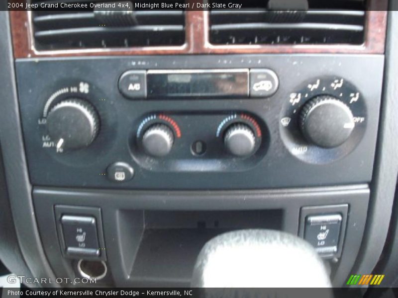 Midnight Blue Pearl / Dark Slate Gray 2004 Jeep Grand Cherokee Overland 4x4