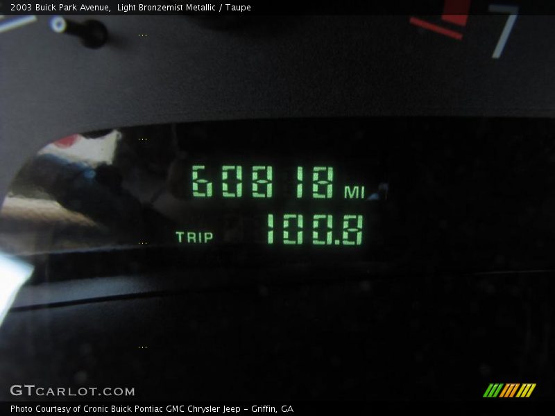 Light Bronzemist Metallic / Taupe 2003 Buick Park Avenue