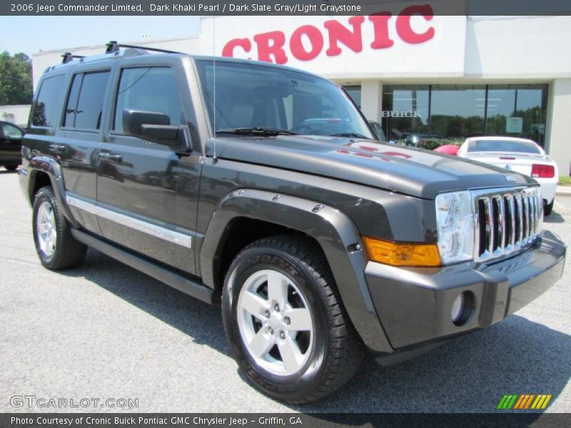 Dark Khaki Pearl / Dark Slate Gray/Light Graystone 2006 Jeep Commander Limited