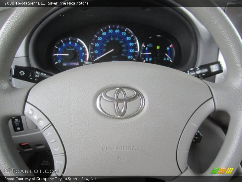 Silver Pine Mica / Stone 2008 Toyota Sienna LE