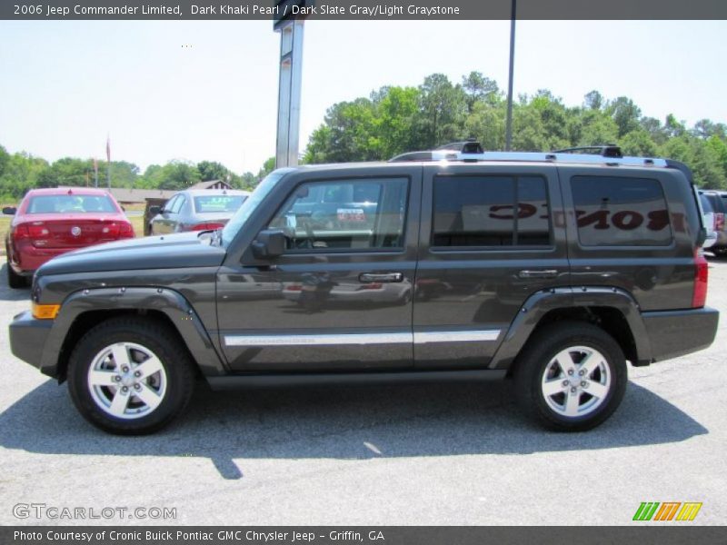 Dark Khaki Pearl / Dark Slate Gray/Light Graystone 2006 Jeep Commander Limited