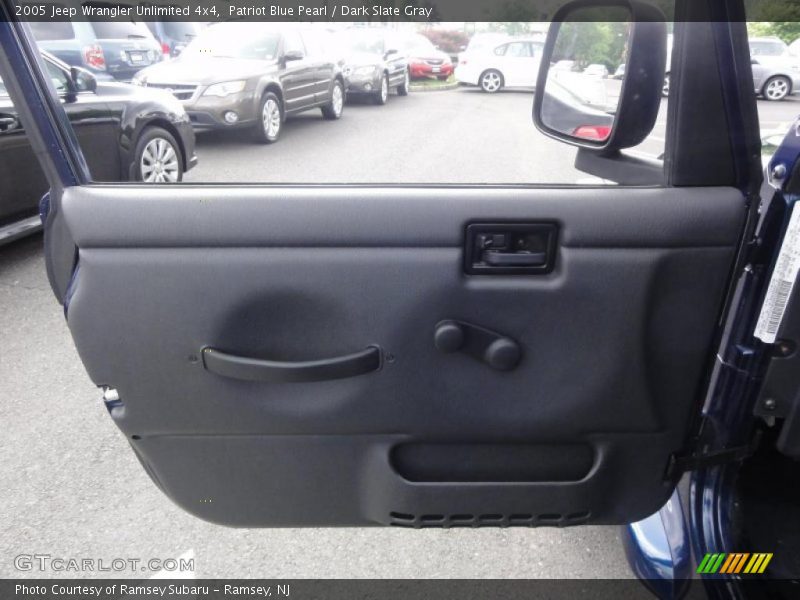 Patriot Blue Pearl / Dark Slate Gray 2005 Jeep Wrangler Unlimited 4x4