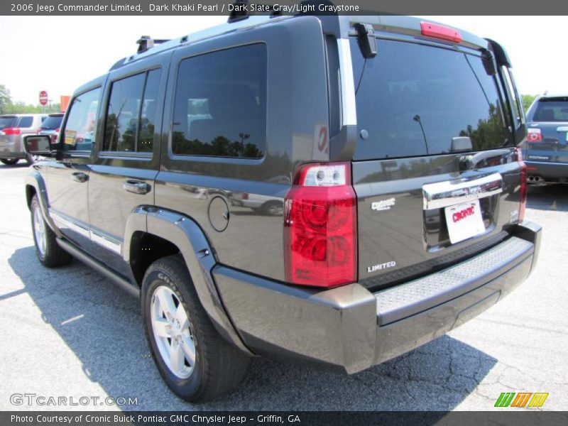 Dark Khaki Pearl / Dark Slate Gray/Light Graystone 2006 Jeep Commander Limited