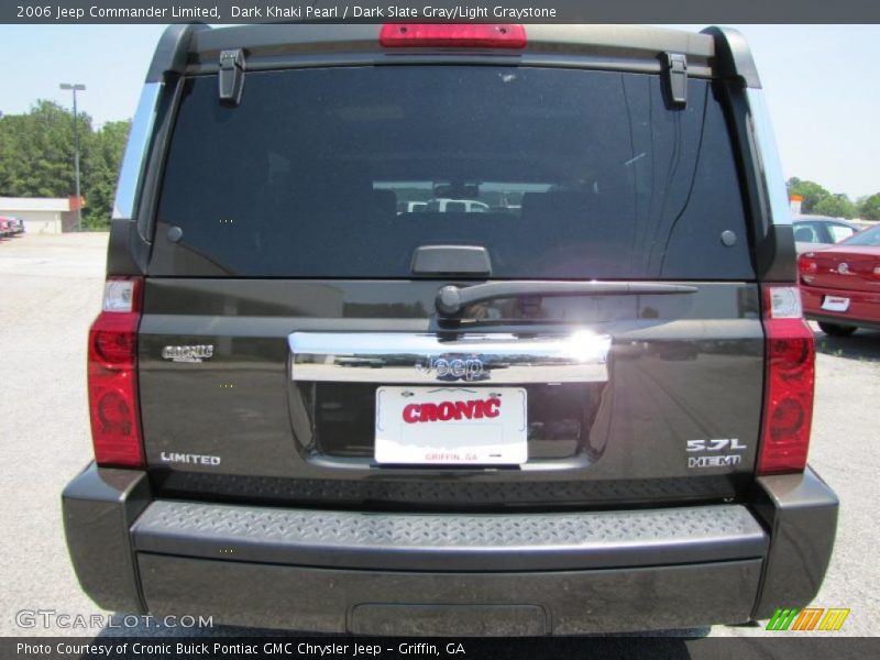 Dark Khaki Pearl / Dark Slate Gray/Light Graystone 2006 Jeep Commander Limited