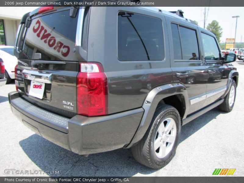 Dark Khaki Pearl / Dark Slate Gray/Light Graystone 2006 Jeep Commander Limited